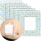 SinaiSea Ostomy Shower Cover front view of waterproof adhesive bandage pack.