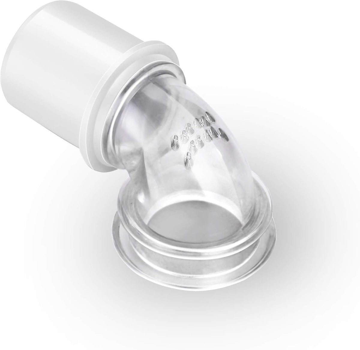 Optimalbo replacement elbow and swivel for DreamWear CPAP mask front view