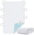 Pick For Life waterproof bed pad with 8 handles front view