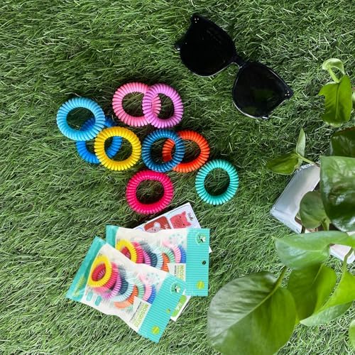 Authentic BuggyBands mosquito repellent set for family outdoor use