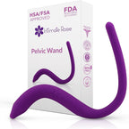 Intimate Rose Pelvic Wand front view medical grade silicone massager