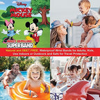 Kids wearing Superband mosquito repellent wristbands outdoors