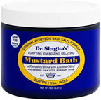 Dr. Singha's Mustard Bath 8 Ounce tub front view