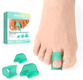 Welnove Hammertoe Corrector 6 pack front view soft gel toe straighteners.