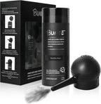 Seaboll Hair Building Fibers 2-in-1 Kit black thickening powder front view for thinning hair cosmetic coverage.