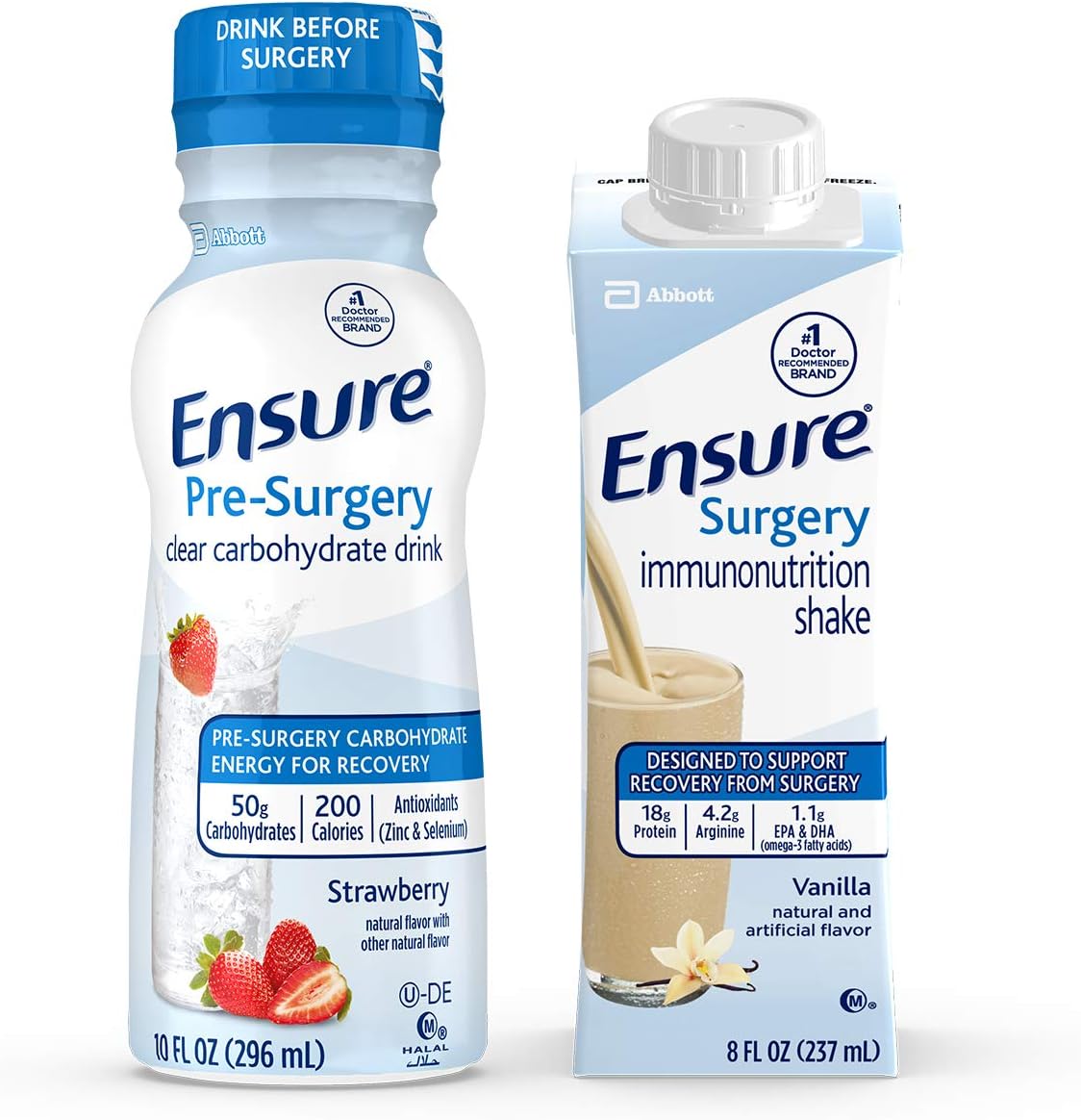 Ensure Surgery Perioperative 5-Day Bundle front view clinical nutrition kit.