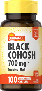 Sundance Black Cohosh 700mg front view bottle