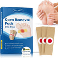 RexezGuardz Extra Strength Corn Removal Pads front view packaging displaying thirty eight medicated plasters.