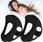 Dpofirs Moccool Anti-Snoring Chin Strap front view adjustable sleep aid.