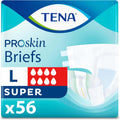 TENA ProSkin Incontinence Adult Diapers front view packaging for maximum absorbency briefs