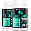 Thalacy Beta Ecdysterone 1200mg bottle front view for muscle building.