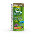 GoodSense Children's All Day Allergy bottle front view indoor allergy relief
