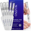 OMZOK Toenail Fungus Treatment Pen front view showcasing the five piece applicator set packaging.