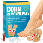 Bellemora corn removers twenty four pack box front view showing product branding