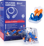 Dison corded silicone ear plugs 100 pairs front view packaging box