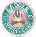 Badger Organic Cuticle Care Balm front view tin