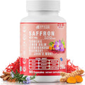 Vyxion Saffron Herbal Complex 18in1 front view bottle showing 60 capsules for mood support