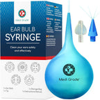 Medi Grade Ear Bulb Syringe front view for earwax removal
