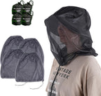 Pamir 4 pack mosquito head net mesh front view