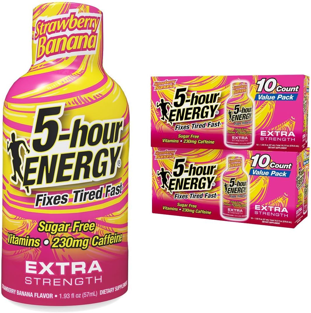5-hour ENERGY Extra Strength Gamer Shots Rocket Raspberry front view energy supplement