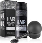SHIFAKOU hair building fibers bottle with spray applicator front view for instant hair thickening