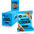 CTRL Cookies n Cream Protein Cookies 12 pack front view showing packaging.
