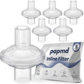 Pap MD Inline CPAP Filters 6 Pack front view showing filtration technology.