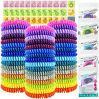 BuggyBands mosquito repellent bracelets and patches front view