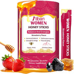 Itiban Shilajit Honey Sticks Strawberry front view box packaging for women's wellness
