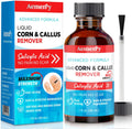 Aemerry corn remover liquid thirty milliliters front view bottle packaging for foot care.