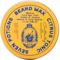 Seven Potions Beard Wax Citrus Tonic front view tin