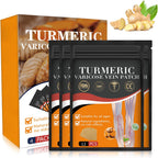 Wanban Turmeric Varicose Vein Patch front view packaging for leg relief