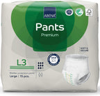 Abena Premium Incontinence Protective Underwear front packaging view showing Level 3 Large size specifications.
