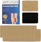 Fangtaiabc Varicose Veins Relief Patches 36 count pack front view for leg circulation.