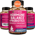 Rainbow Nutrients Hormone Balance and Probiotics bottle front view for women's health
