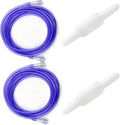 ResOne 2 Pack 25 Foot Purple Oxygen Supply Tubing front view for medical use.