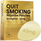 Biovikoting 42mg Nicotine Patches front view packaging for smoking cessation.