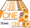 ONE Protein Bars, Maple Glazed Doughnut, Gluten Free with 20g Protein and 1g Sugar, Pantry Staples, 2.12 oz (12 Count) - Image 1