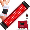 GMOWNW red light therapy belt front view showing the active red LED chips.