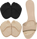 Zaiwoo Metatarsal Pads for women front view of nude gel cushions for high heels.