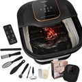 Fofojoy collapsible foot spa bath front view with remote