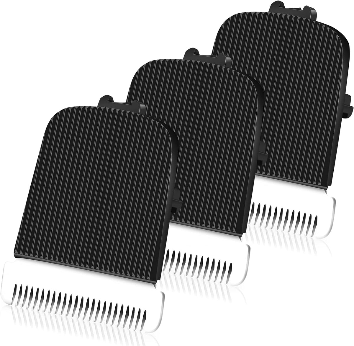 Perfitech 3 pack replacement blades for Manscaped Lawn Mower front view