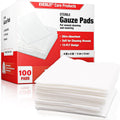 EVERLIT Extra Thick Sterile Gauze Pad front view box packaging detailing one hundred count pack