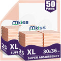 Mkiss disposable bed pads 50 count front packaging