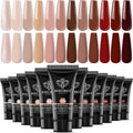 Modelones 12 colors poly nail extension gel set front view