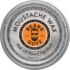 Beard Guyz Moustache Wax strong hold grooming tin front view