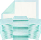 Green Lifestyle Disposable Underpads front view of the packaging showing fifty count pack details.