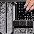 Belleboost 3D Punk Nail Studs and Spike Kit front view
