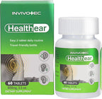 Invivotec Healthear 60 capsules bottle front view hearing support supplement