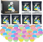 HiHas Aromatherapy Shower Steamers forty eight piece premium gift set box front view